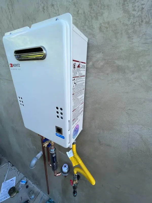Tankless water heater installation for Porter homes